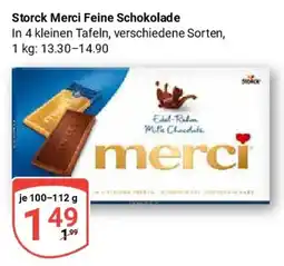 Globus Storck Merci Feine Schokolade Angebot