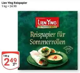 Globus Lien Ying Reispapier Angebot