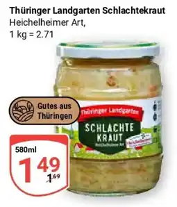 Globus Thüringer Landgarten Schlachtekraut Angebot