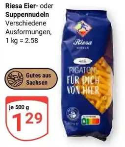Globus Riesa Eier- oder Suppennudeln Angebot