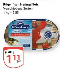 Globus Rügenfisch Heringsfilets Angebot