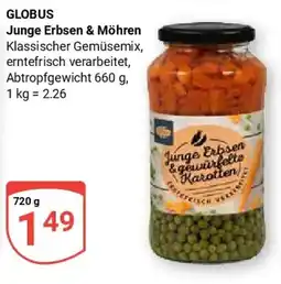 Globus GLOBUS Junge Erbsen & Möhren Angebot