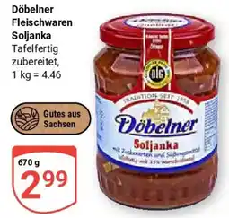 Globus Döbelner Fleischwaren Soljanka Angebot