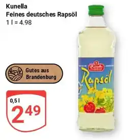 Globus Kunella Feines deutsches Rapsöl Angebot