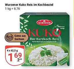 Globus Wurzener Kuko Reis im Kochbeutel Angebot