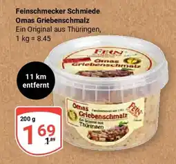 Globus Feinschmecker Schmiede Omas Griebenschmalz Angebot