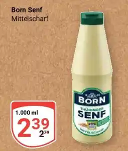 Globus Born Senf Mittelscharf Angebot