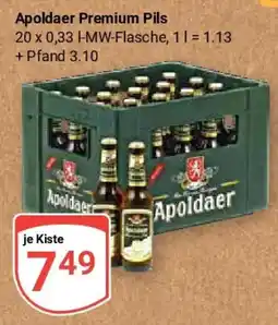 Globus Apoldaer Premium Pils Angebot