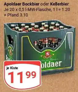 Globus Apoldaer Bockbier oder Kellerbier Angebot