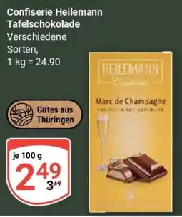 Globus Confiserie Heilemann Tafelschokolade Angebot