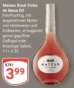 Globus Mateus Rosé Vinho de Mesa DO Angebot