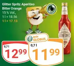 Globus Glitter Spritz Aperitivo Bitter Orange Angebot
