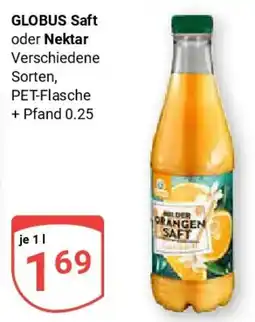 Globus GLOBUS Saft oder Nektar Angebot
