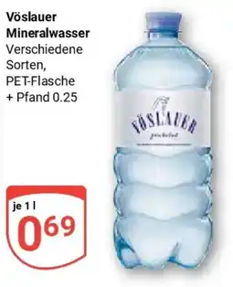 Globus Vöslauer Mineralwasser Angebot
