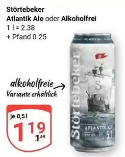 Globus Störtebeker Atlantik Ale oder Alkoholfrei Angebot