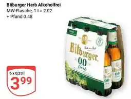 Globus Bitburger Herb Alkoholfrei Angebot