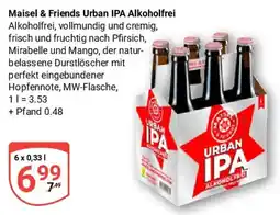 Globus Maisel & Friends Urban IPA Alkoholfrei Angebot