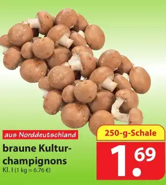 Famila Nord Ost Braune Kulturchampignons 250g Angebot