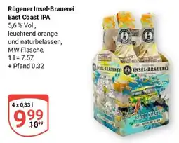 Globus Rügener Insel-Brauerei East Coast IPA Angebot