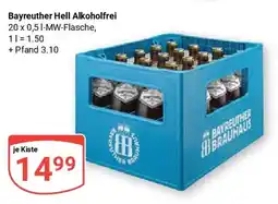Globus Bayreuther Hell Alkoholfrei Angebot