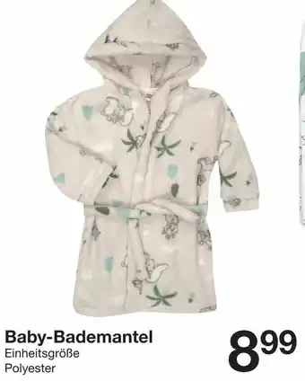 Zeeman Baby Bademantel Angebot