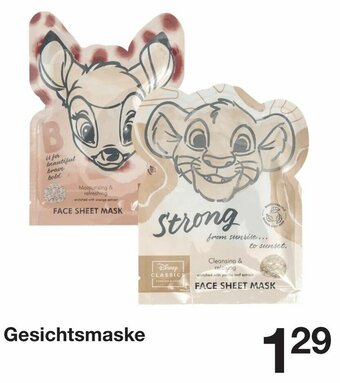 Zeeman Gesichtsmaske Angebot