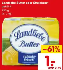 Netto Marken-Discount Landliebe Butter oder Streichzart Angebot