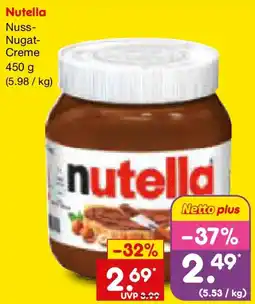 Netto Marken-Discount Nutella Angebot