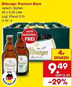 Netto Marken-Discount Bitburger Premium Biere Angebot