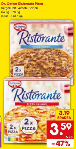 Netto Marken-Discount Dr. Oetker Ristorante Pizza Angebot