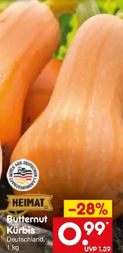 Netto Marken-Discount HEIMAT Butternut Kürbis Angebot