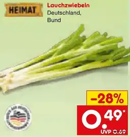Netto Marken-Discount HEIMAT Lauchzwiebeln Angebot