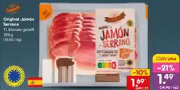 Netto Marken-Discount CUARENTA Original Jamón Serrano Angebot