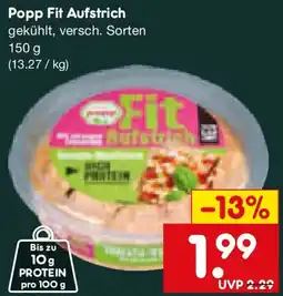 Netto Marken-Discount Popp Fit Aufstrich Angebot