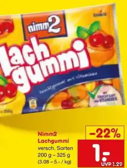 Netto Marken-Discount Nimm2 Lachgummi Angebot