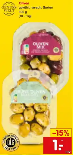 Netto Marken-Discount GENUSS WELT Oliven Angebot