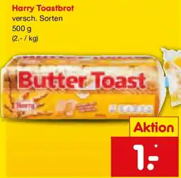 Netto Marken-Discount Harry Toastbrot Angebot