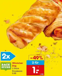 Netto Marken-Discount BACK STUBE Würstchen Dog Angebot