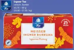 Netto Marken-Discount CAPTAINS Tea Ingwer Tee Angebot