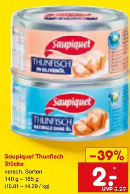 Netto Marken-Discount Saupiquet Thunfisch Stücke Angebot