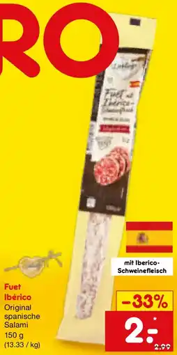 Netto Marken-Discount Fuet Ibérico Angebot