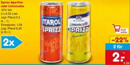 Netto Marken-Discount Sprizz Apertivo oder Limoncello Angebot