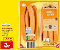 Netto Marken-Discount HOFMAIER Geflügelwiener Angebot
