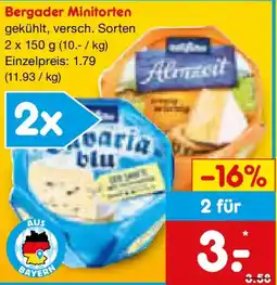 Netto Marken-Discount Bergader Minitorten Angebot