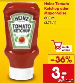 Netto Marken-Discount Heinz Tomato Ketchup oder Mayonnaise Angebot