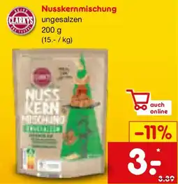 Netto Marken-Discount CLARKYS Nusskernmischung Angebot