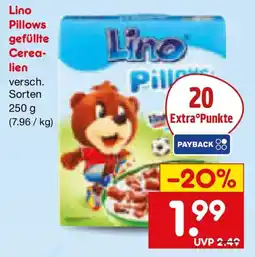 Netto Marken-Discount Lino Pillows gefüllte Cerealien Angebot