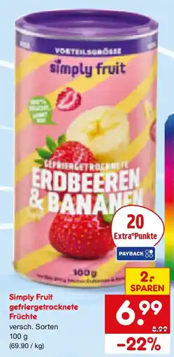 Netto Marken-Discount Simply Fruit gefriergetrocknete Früchte Angebot
