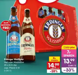 Netto Marken-Discount Erdinger Weißbier Angebot