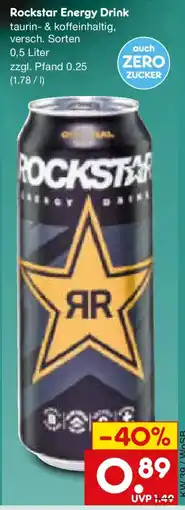 Netto Marken-Discount Rockstar Energy Drink Angebot